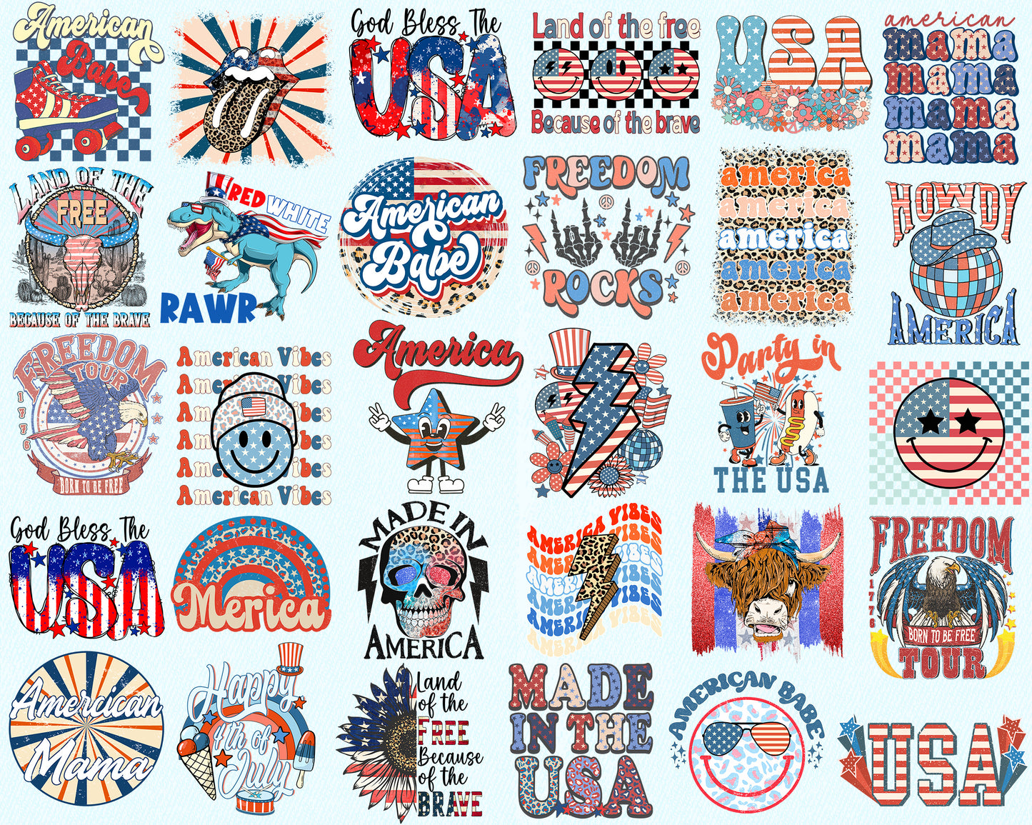 Retro 4th of july SVG PNG Bundle Sublimation , Retro Fourth of July Png, 4th of july png, Independence Day Png, America Png, Patriotic Png, Digital Download