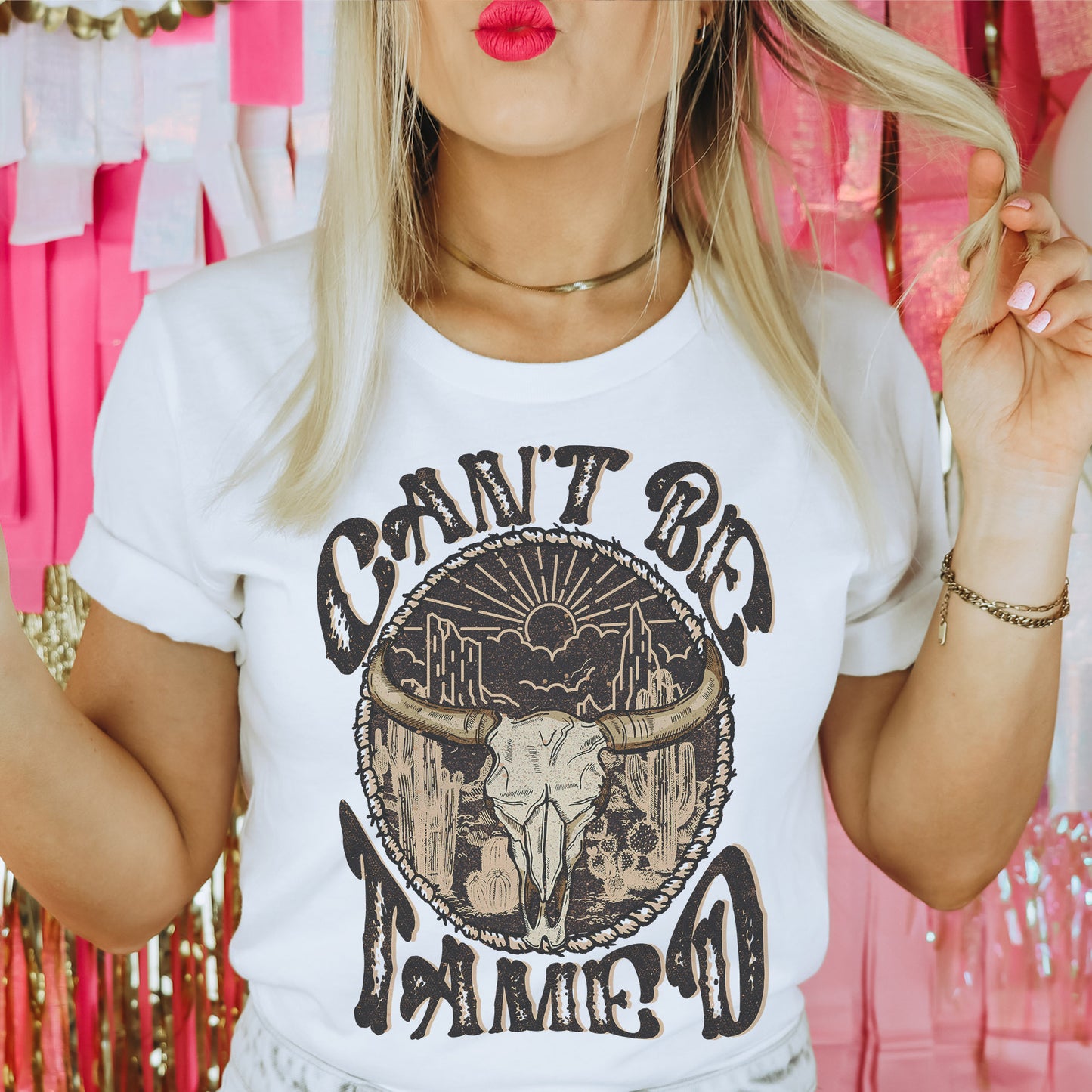 Can't Be Tamed png, Western cowboy png, Western png, Retro png, Cow Skull png, Desert png, country png,Sublimation Designs, digital download