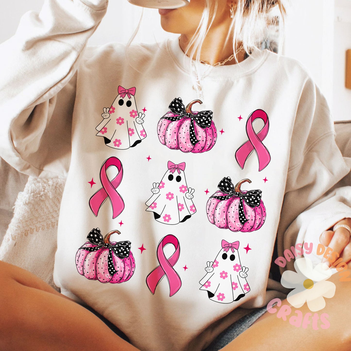 Breast Cancer PNG Bundle, Breast Cancer Awareness Pink Ghost Png, Halloween Breast cancer Png, Breast Cancer Football Png, Pink Ribbon Png