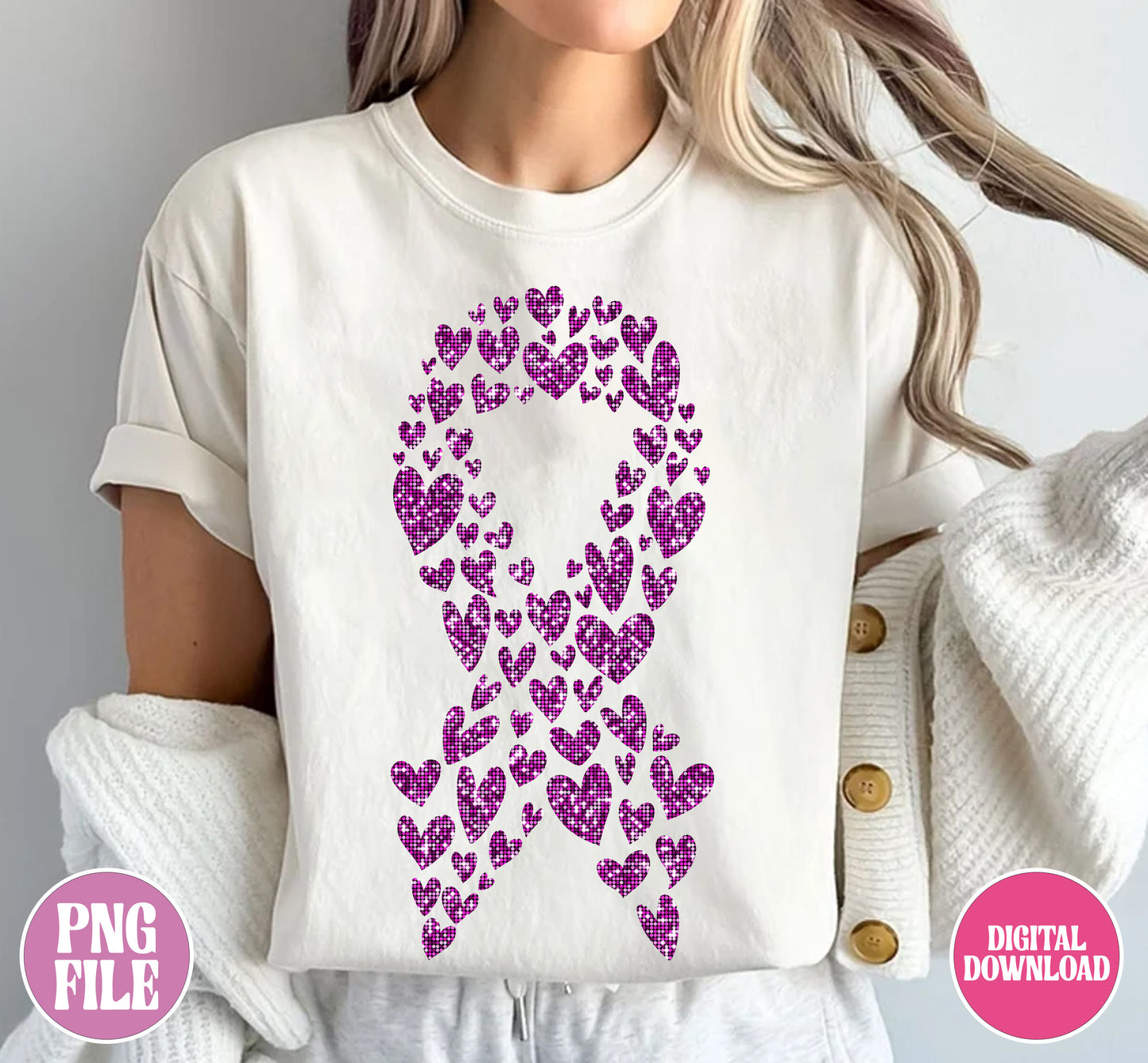 Breast Cancer Bundle Png, In October We Wear Pink Png