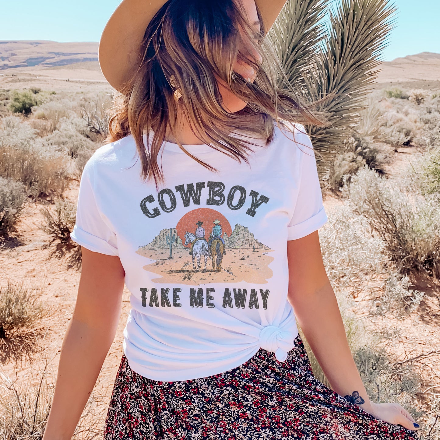 Cowboy Take me Away PNG, Western Sublimation PNG, Cowboy Cowgirl png, Country Tshirt Design, Howdy png, Rodeo Png, Christian Country Svg png